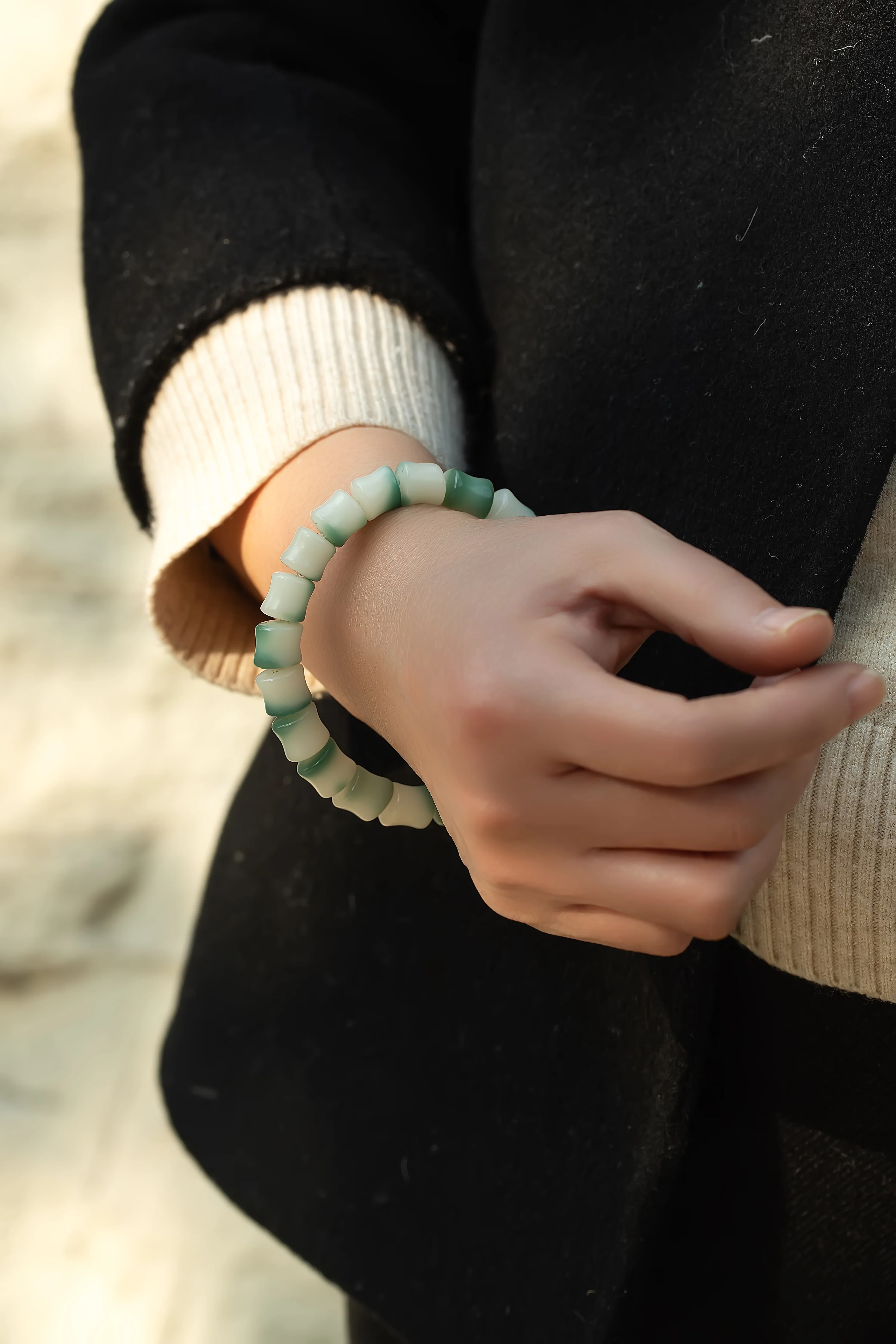 Bamboo Bracelet - Jade - Image 3