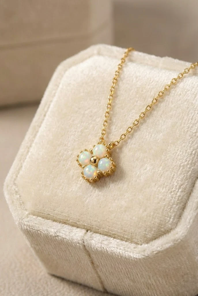 Opal Fleuris Necklace - Image 3